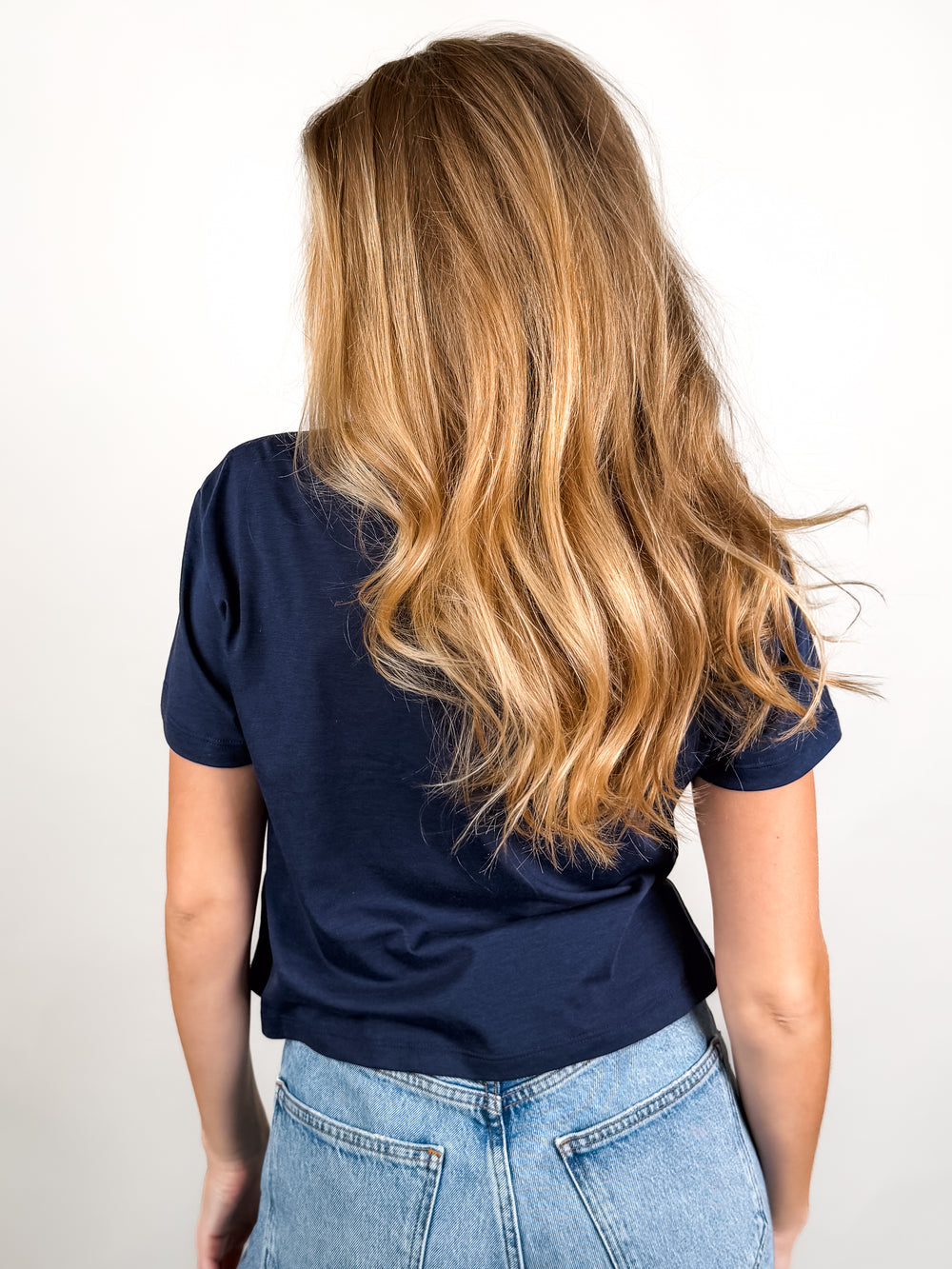 Favorite Daughter Cropped Logo Tee