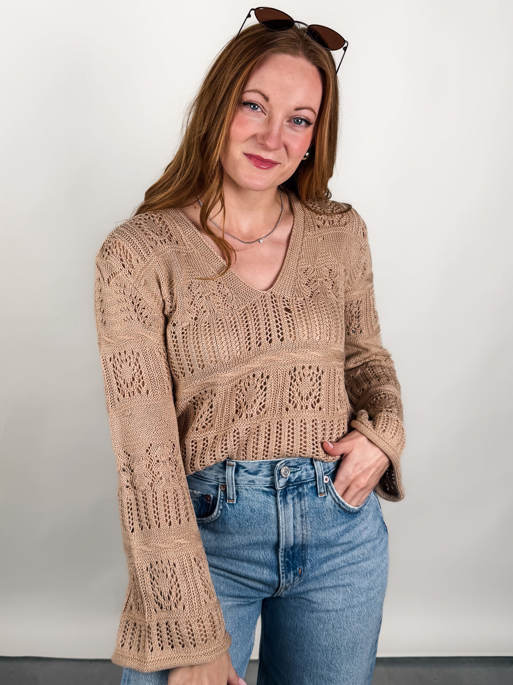 Liquid Soul V Neck Sweater