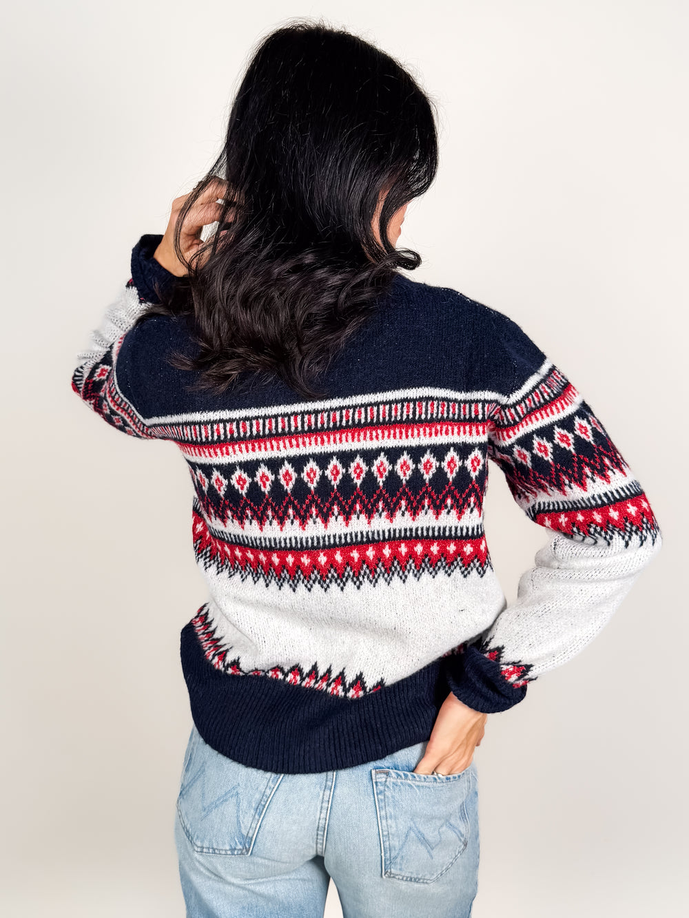 Nordic Print Cardigan