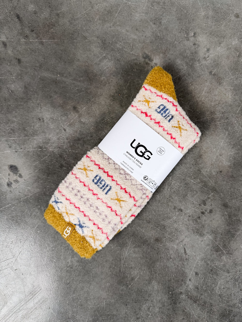 Women's Leslie Graphic Crew Sock