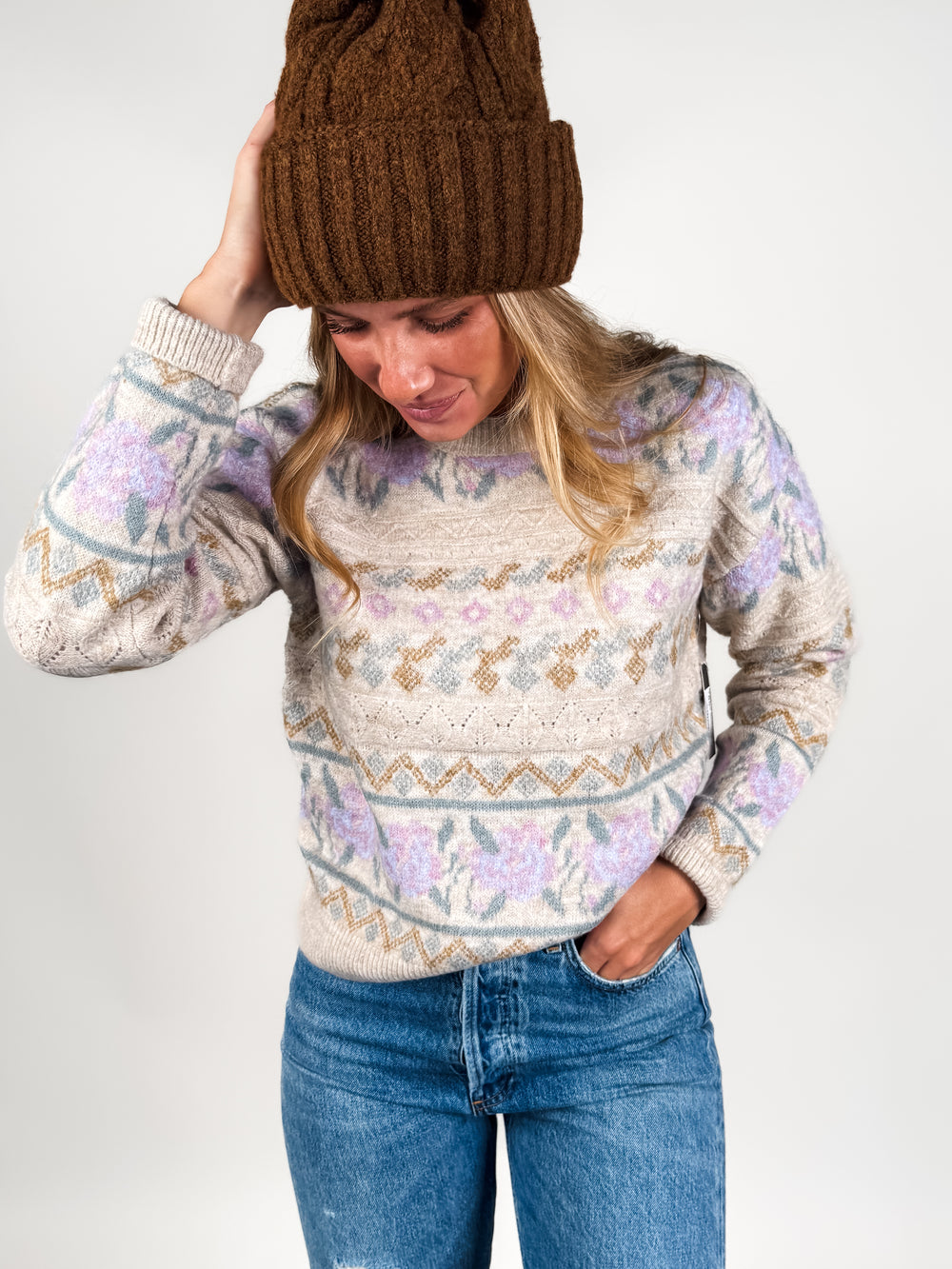 Hera Printed Sweater