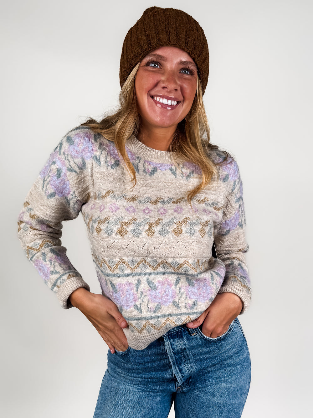 Hera Printed Sweater