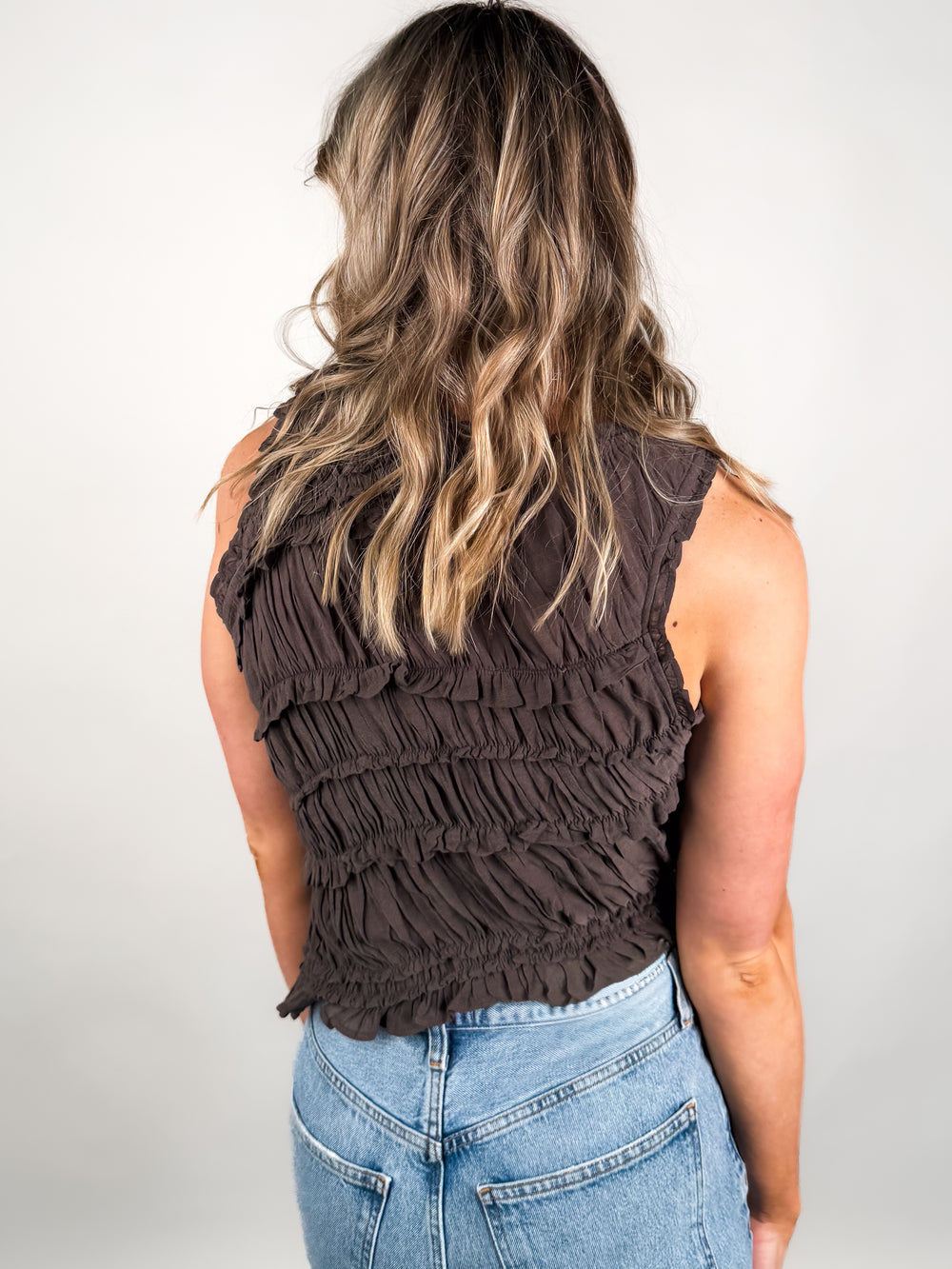 Pink Sands Smocked Top