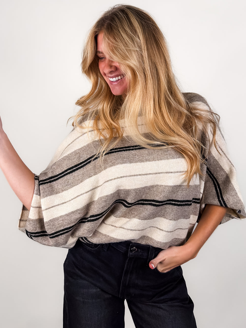 Out In The Country Striped Sweater