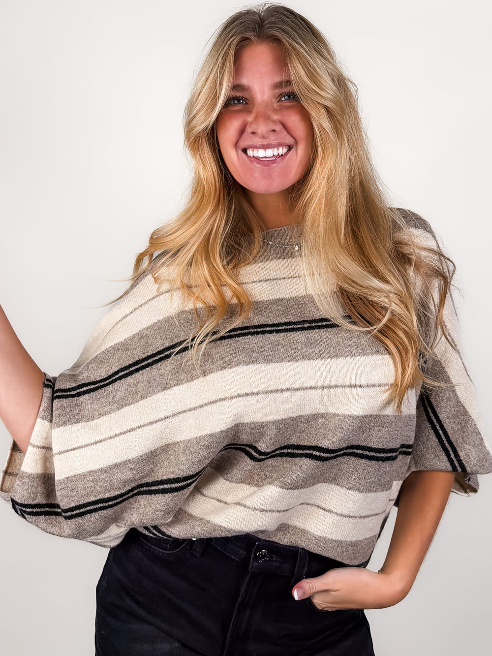 Out In The Country Striped Sweater