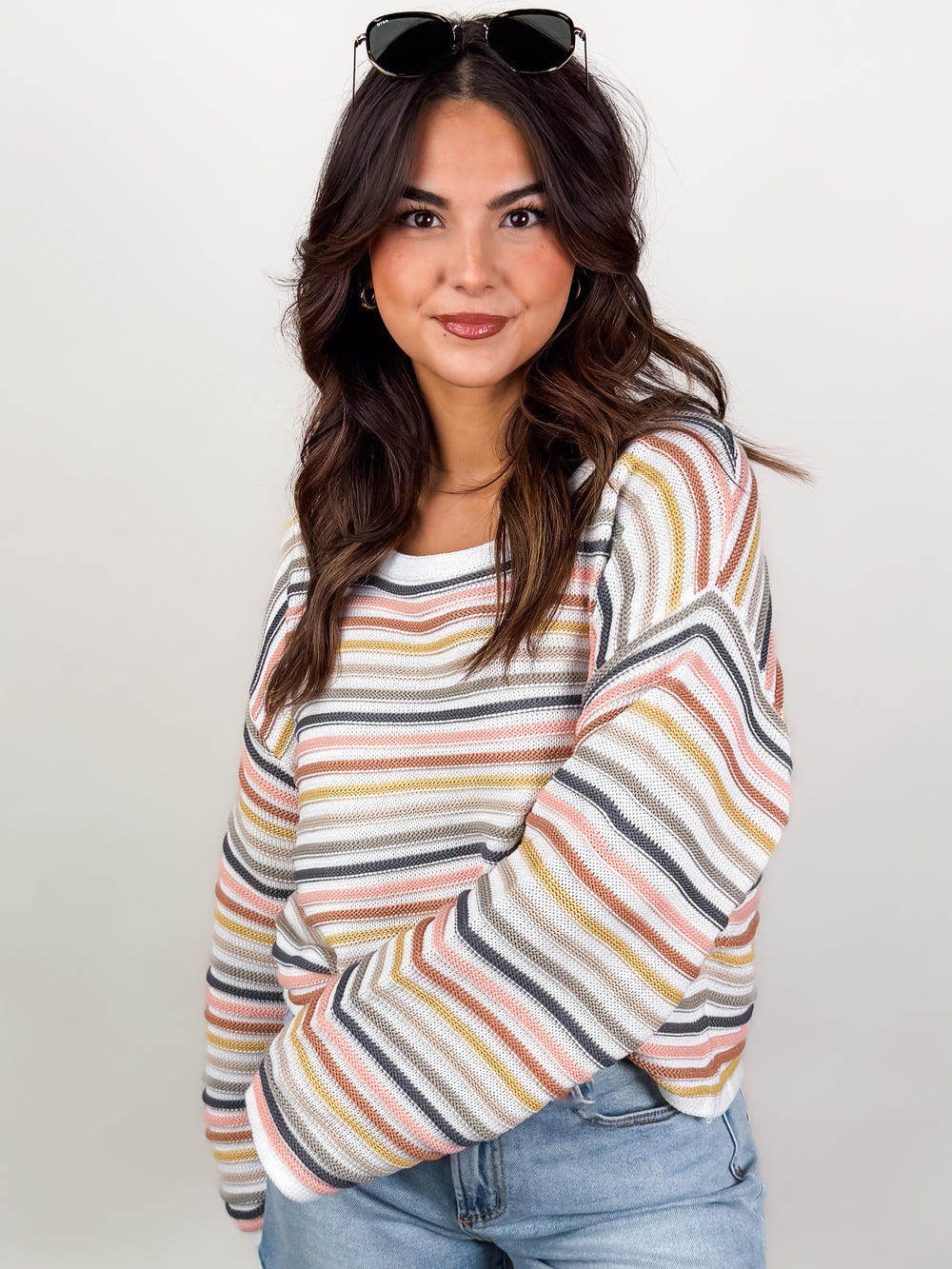 Abigail Stripe Sweater