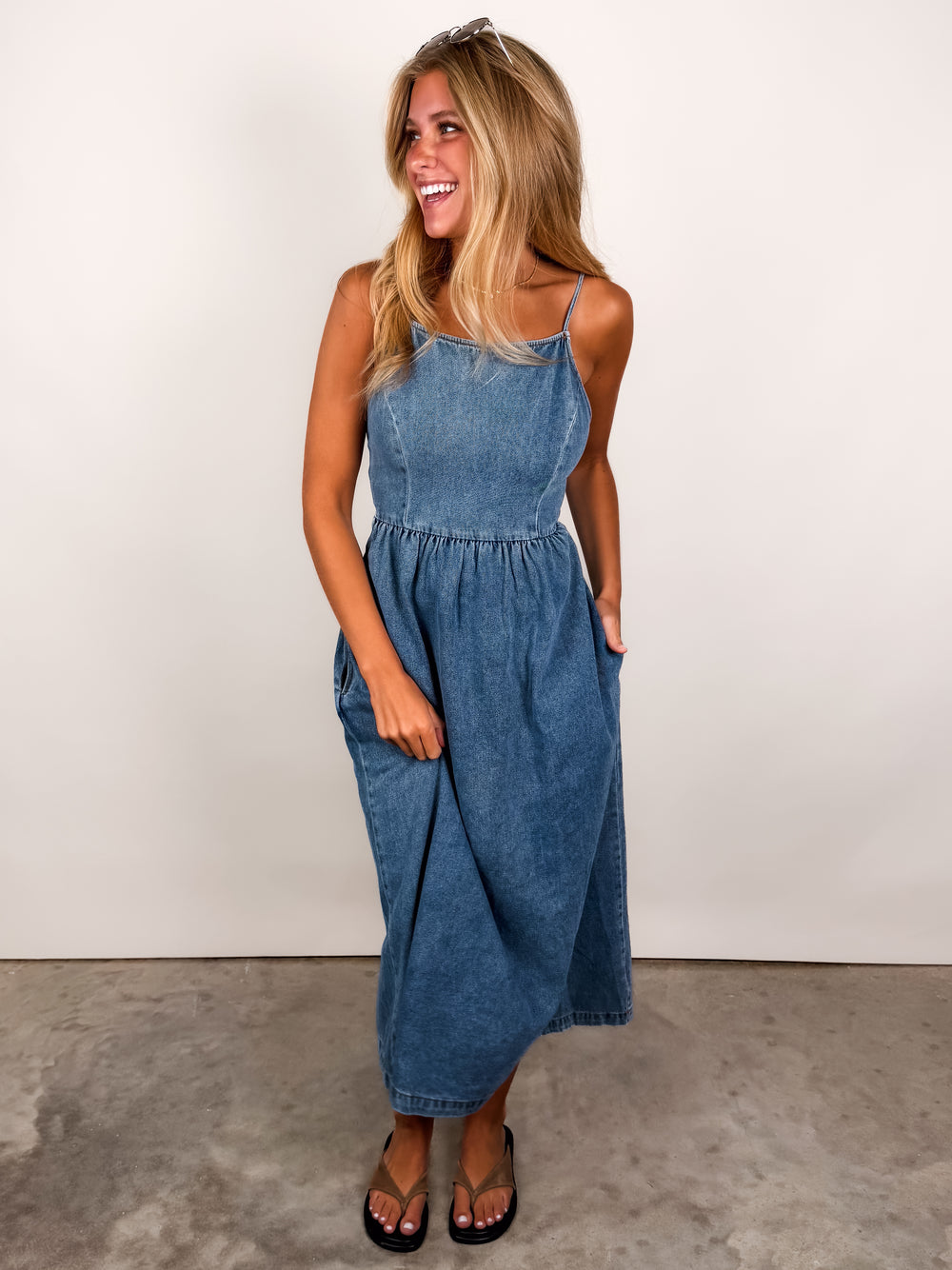 Good For You Denim Dress