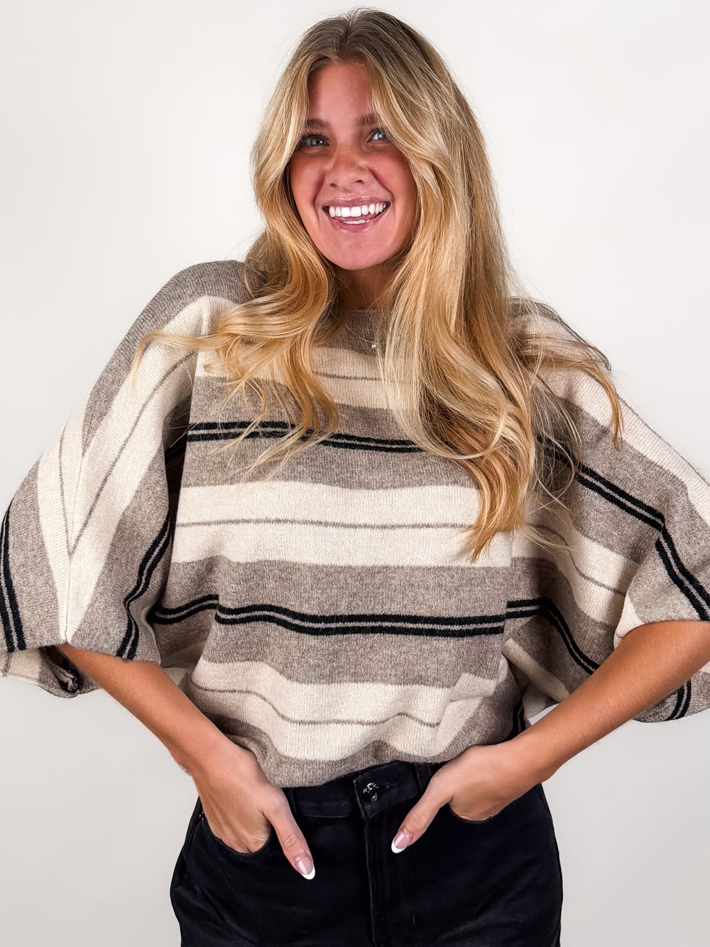 Out In The Country Striped Sweater