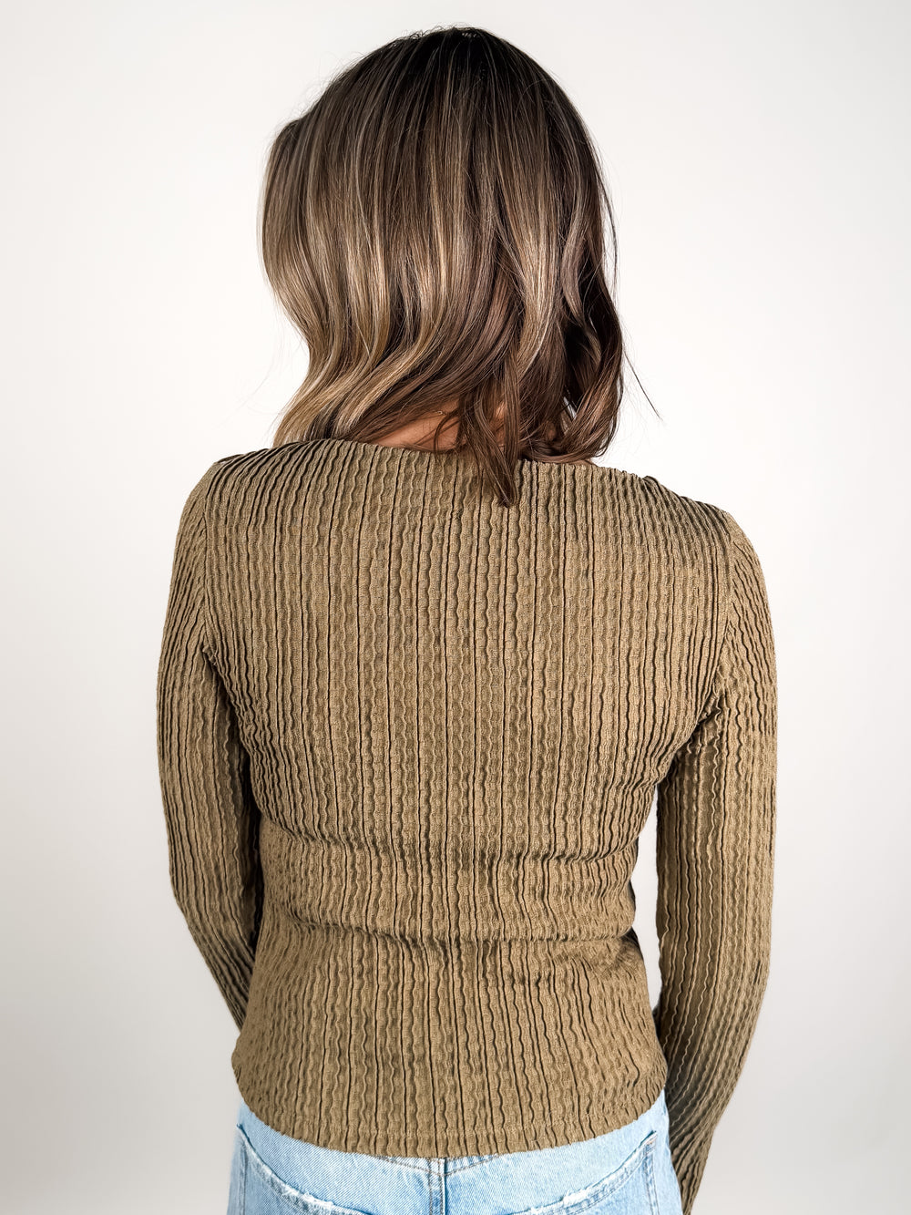 LS Boatneck Textured Top