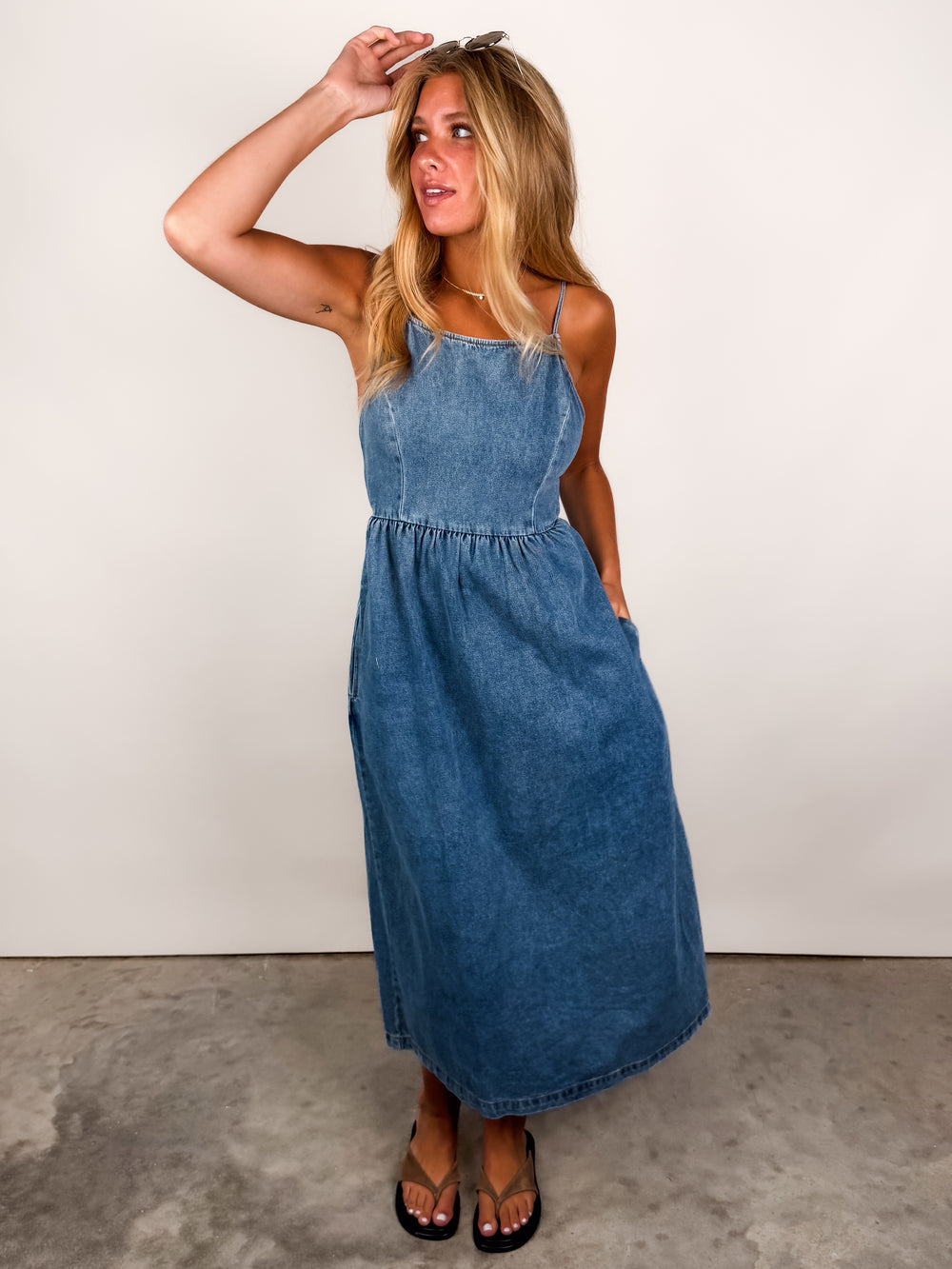 Good For You Denim Dress