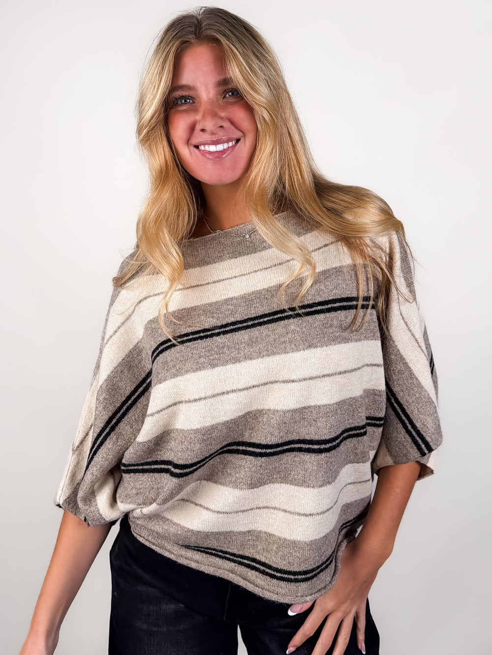 Out In The Country Striped Sweater