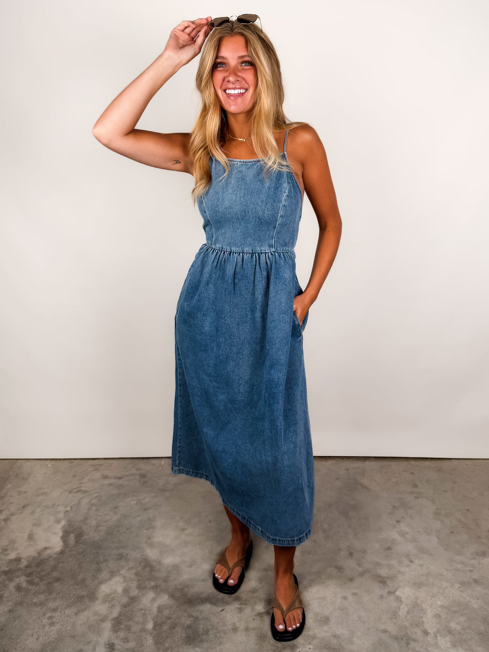 Good For You Denim Dress