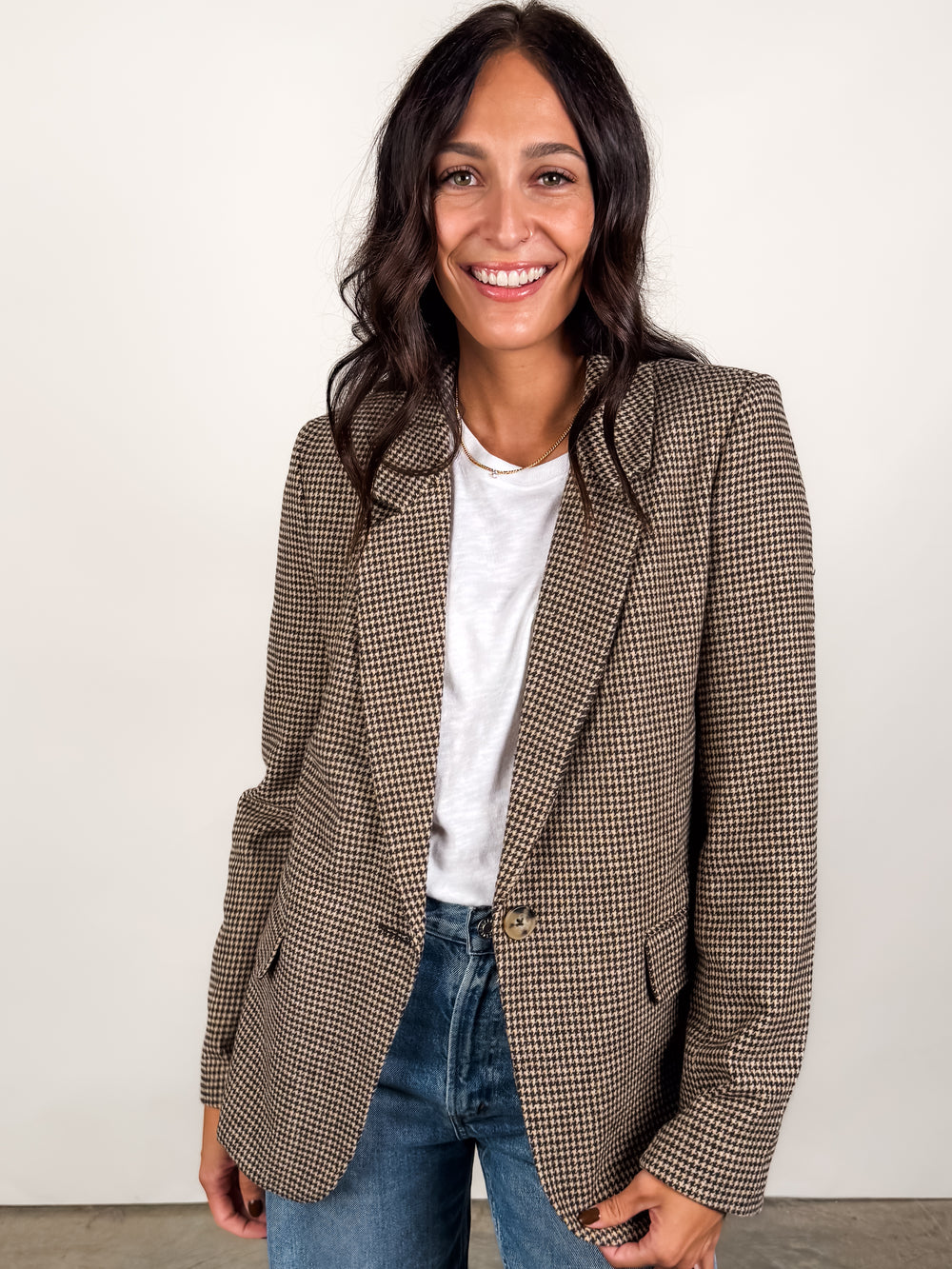 Evan Check Blazer