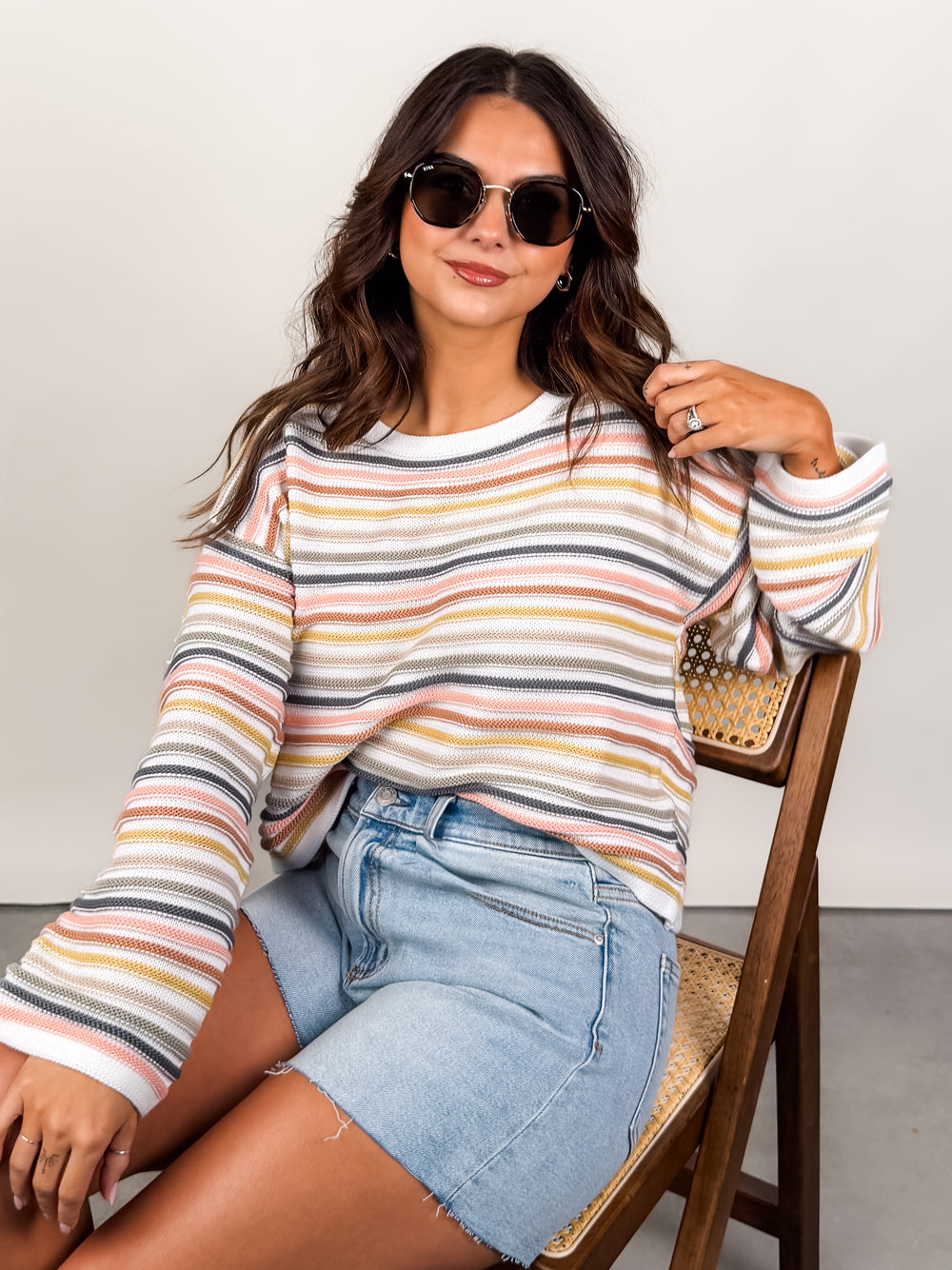 Abigail Stripe Sweater