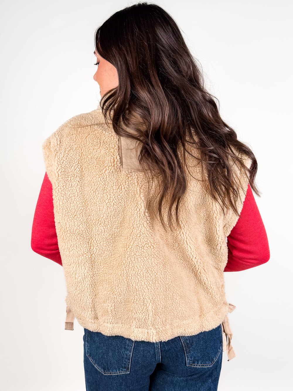 Passed A Stranger Sherpa Vest Jacket