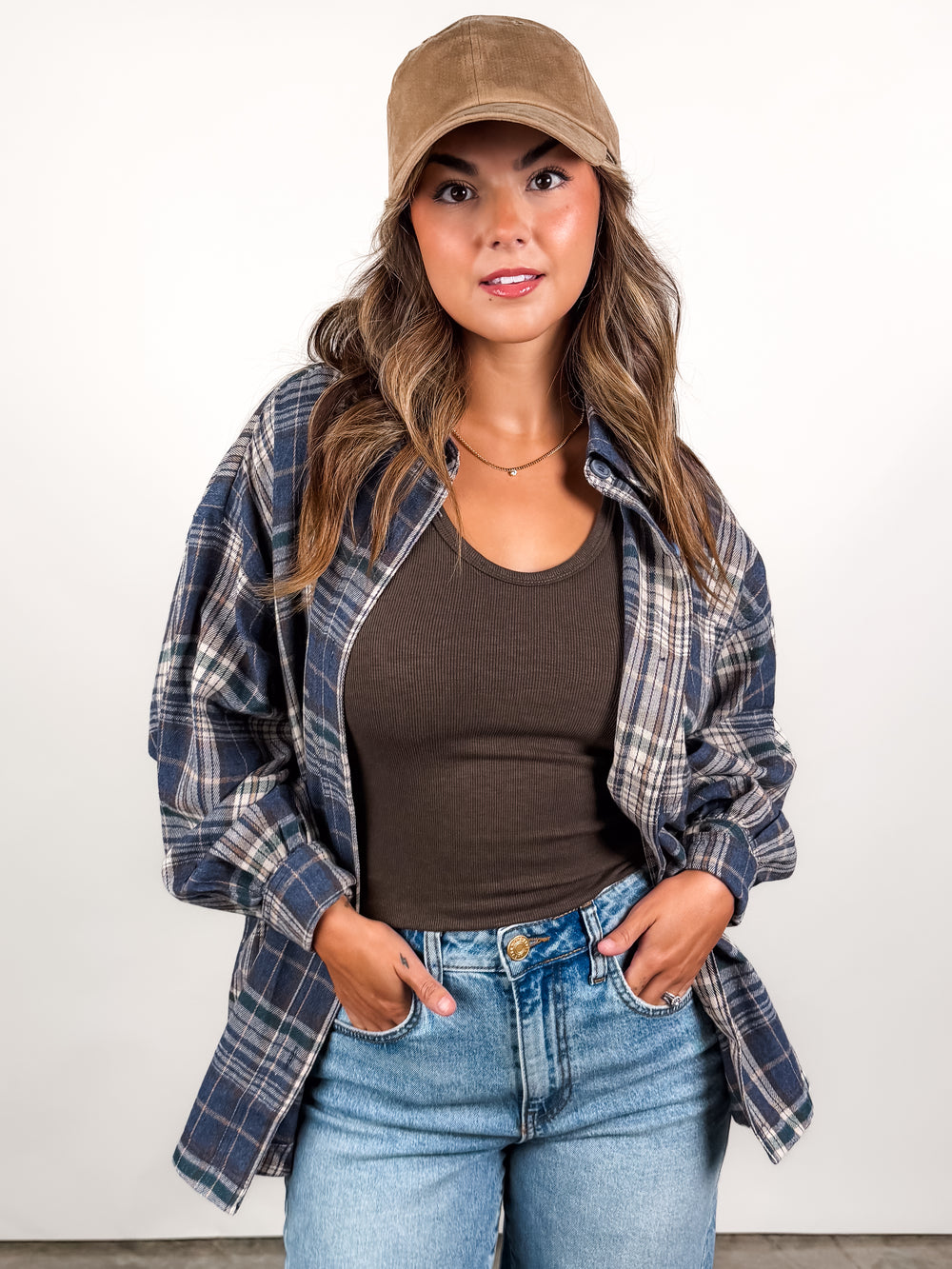 Was Meant For You Plaid Shirt