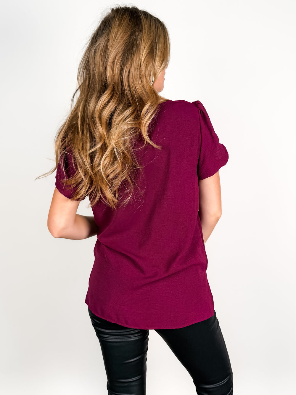 Not So Basic Short Sleeve Top in