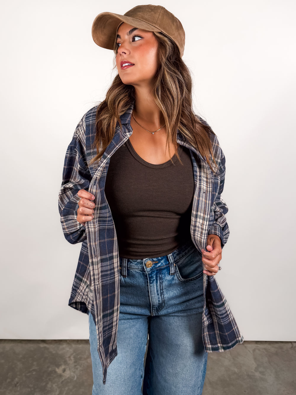 Was Meant For You Plaid Shirt