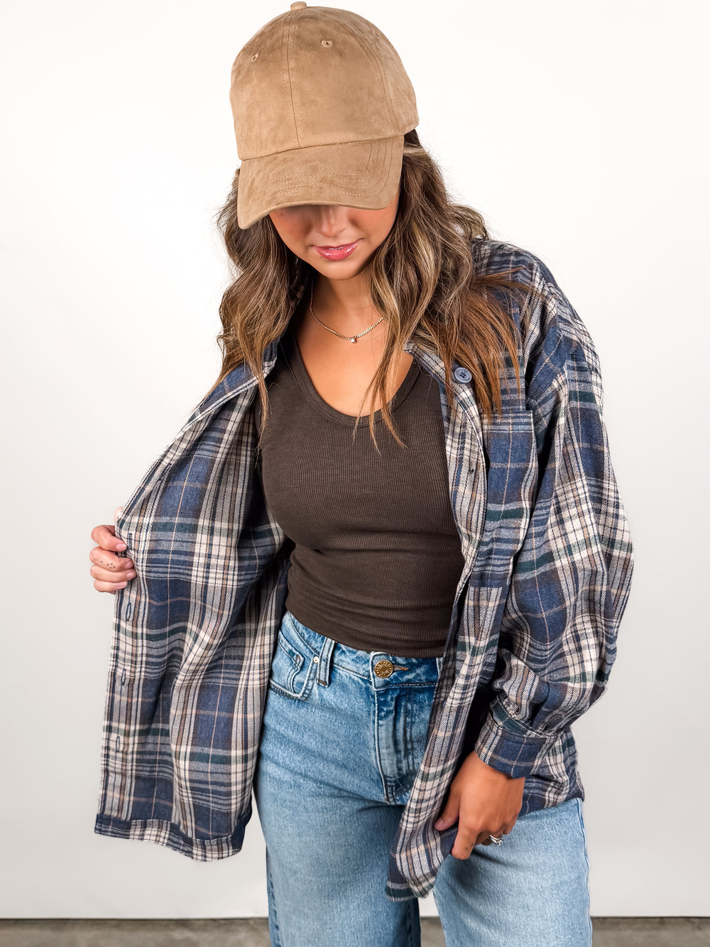 Was Meant For You Plaid Shirt
