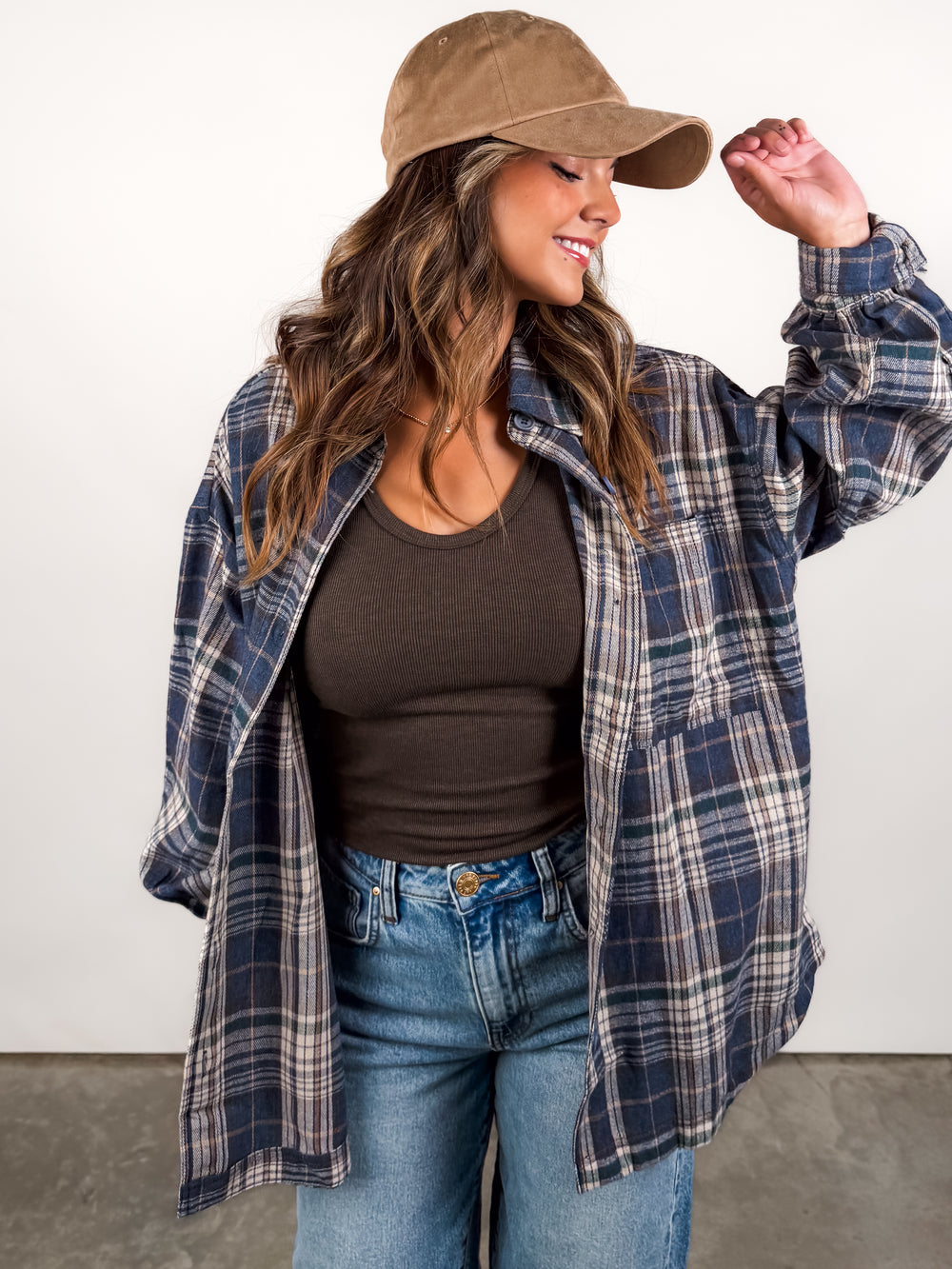 Was Meant For You Plaid Shirt