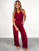 Maroon Jumpsuit