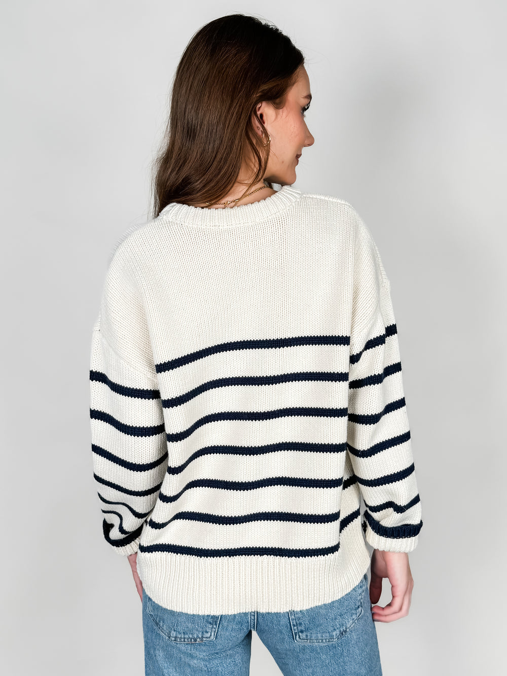 Boyfriend Stripe Sweater