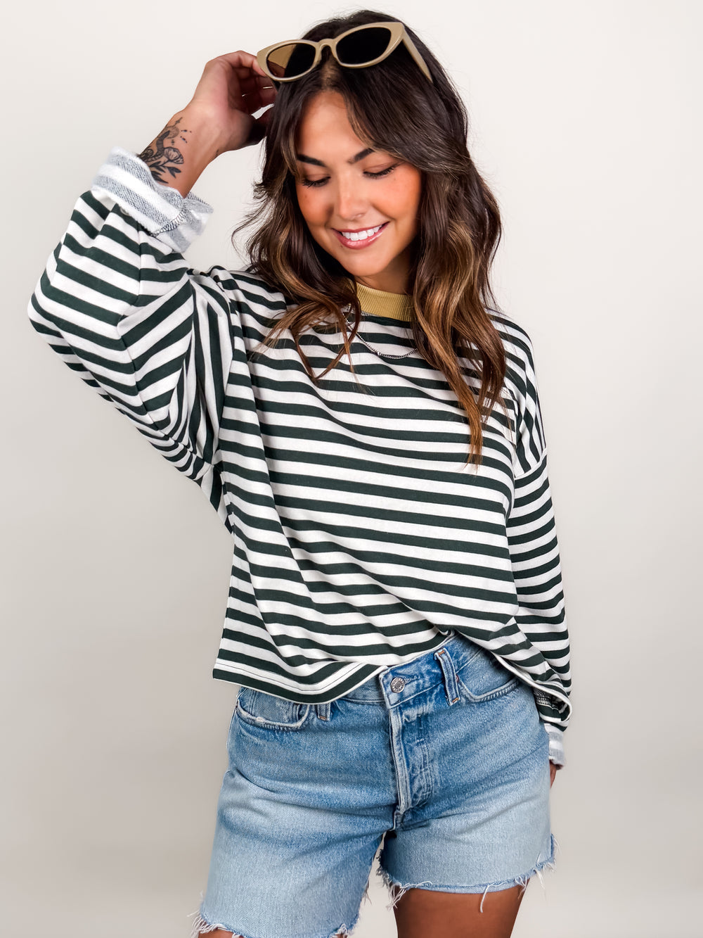 Anywhere Near You Striped Top in