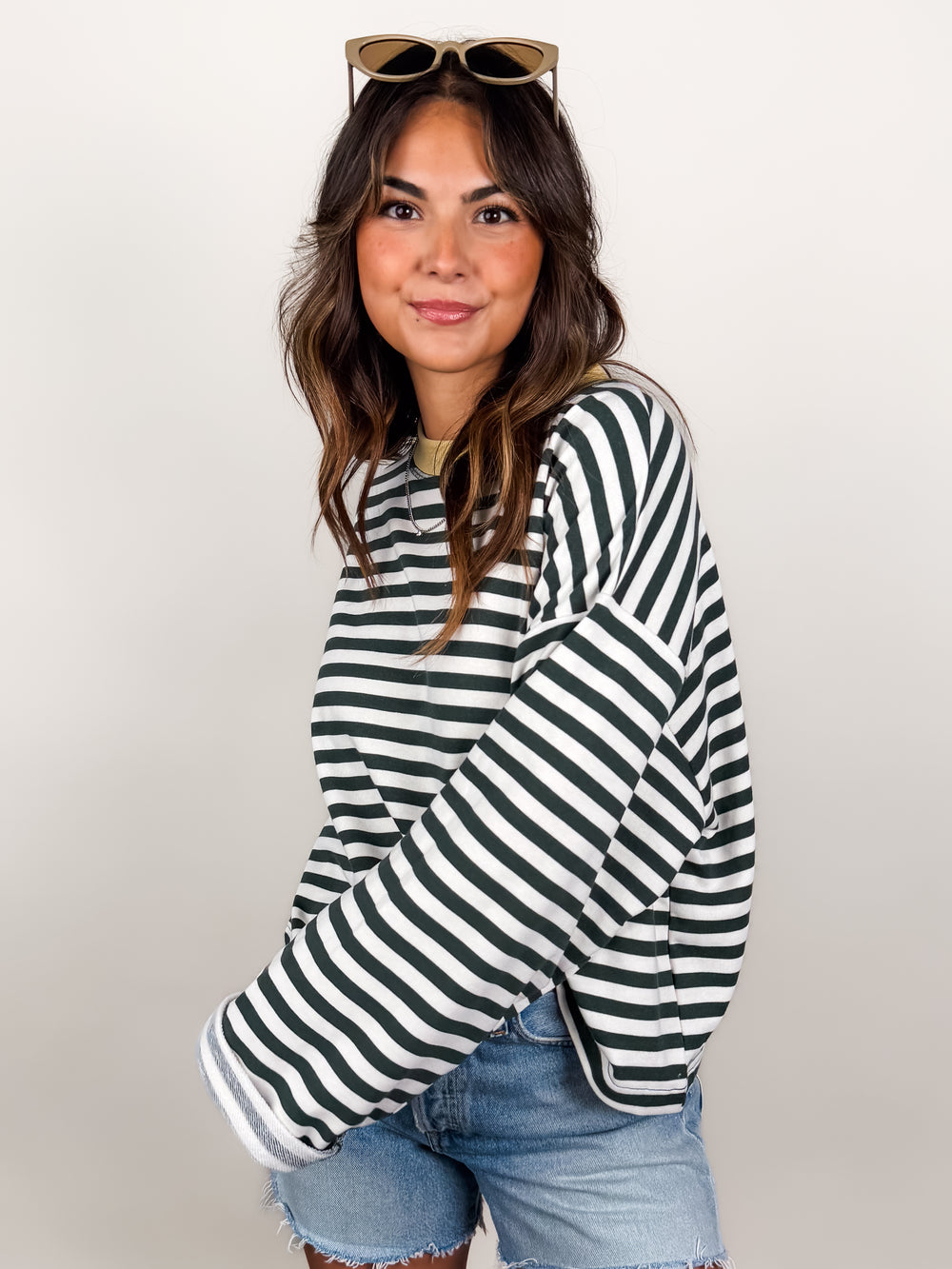 Anywhere Near You Striped Top in