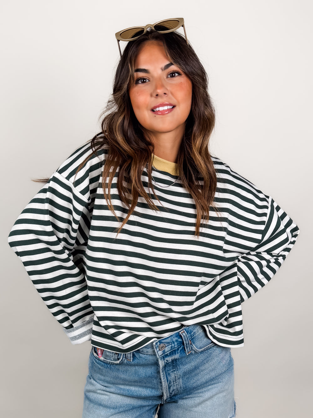 Anywhere Near You Striped Top in