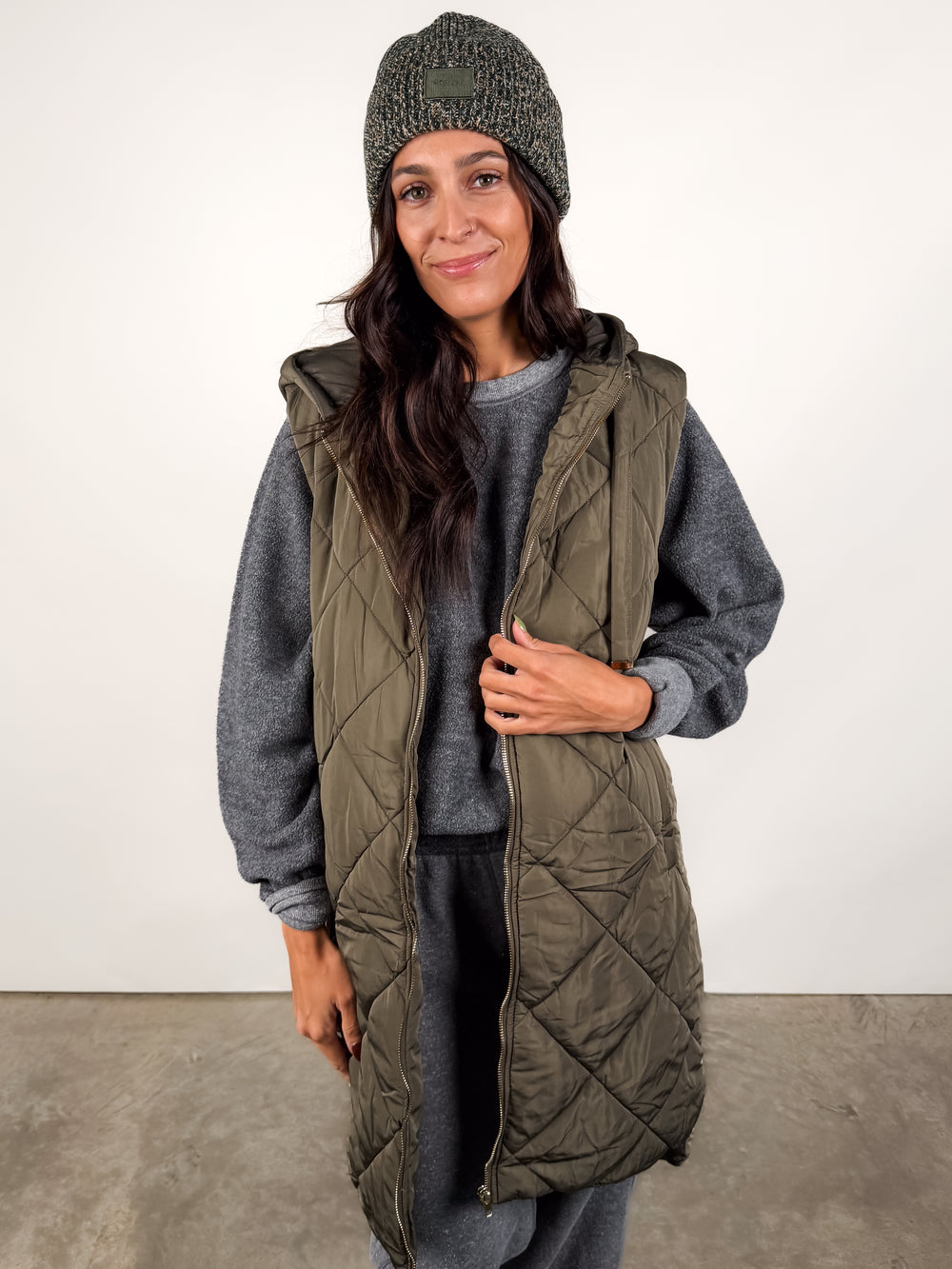 Think About The Day Hoodie Vest