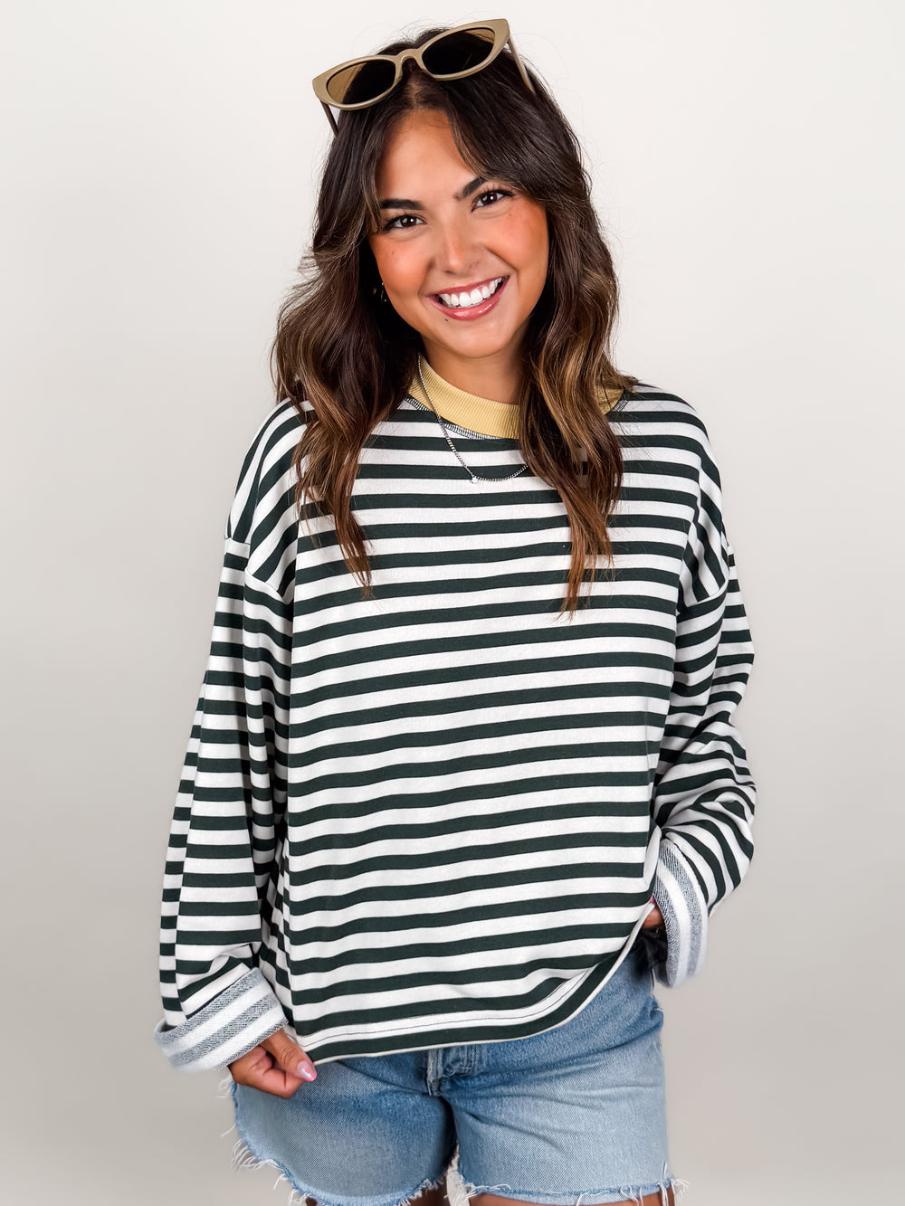 Anywhere Near You Striped Top in