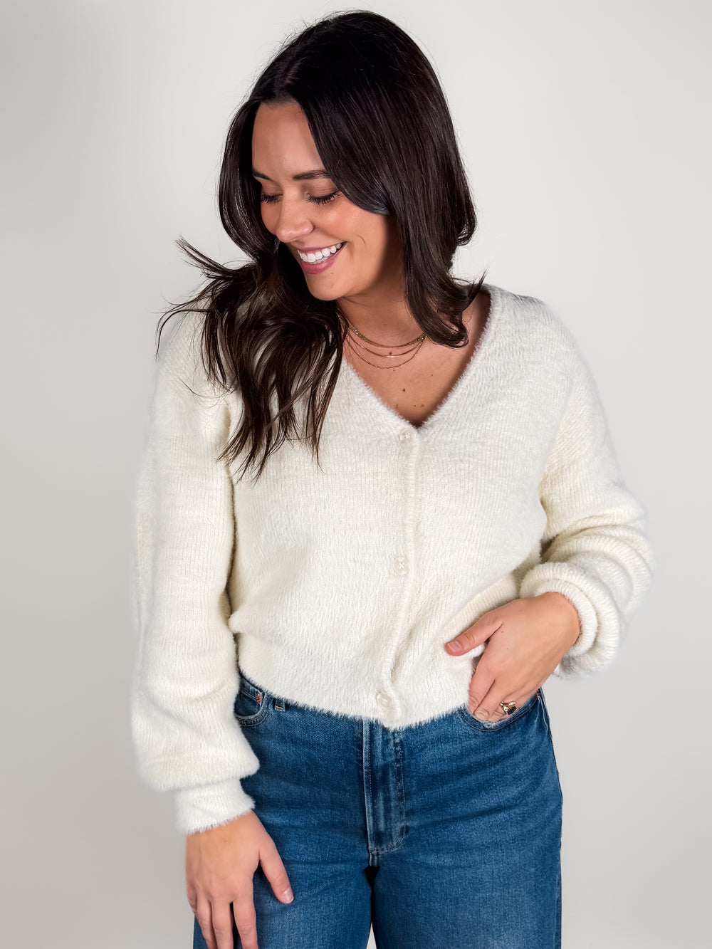 Sadira Fluffy Cardigan