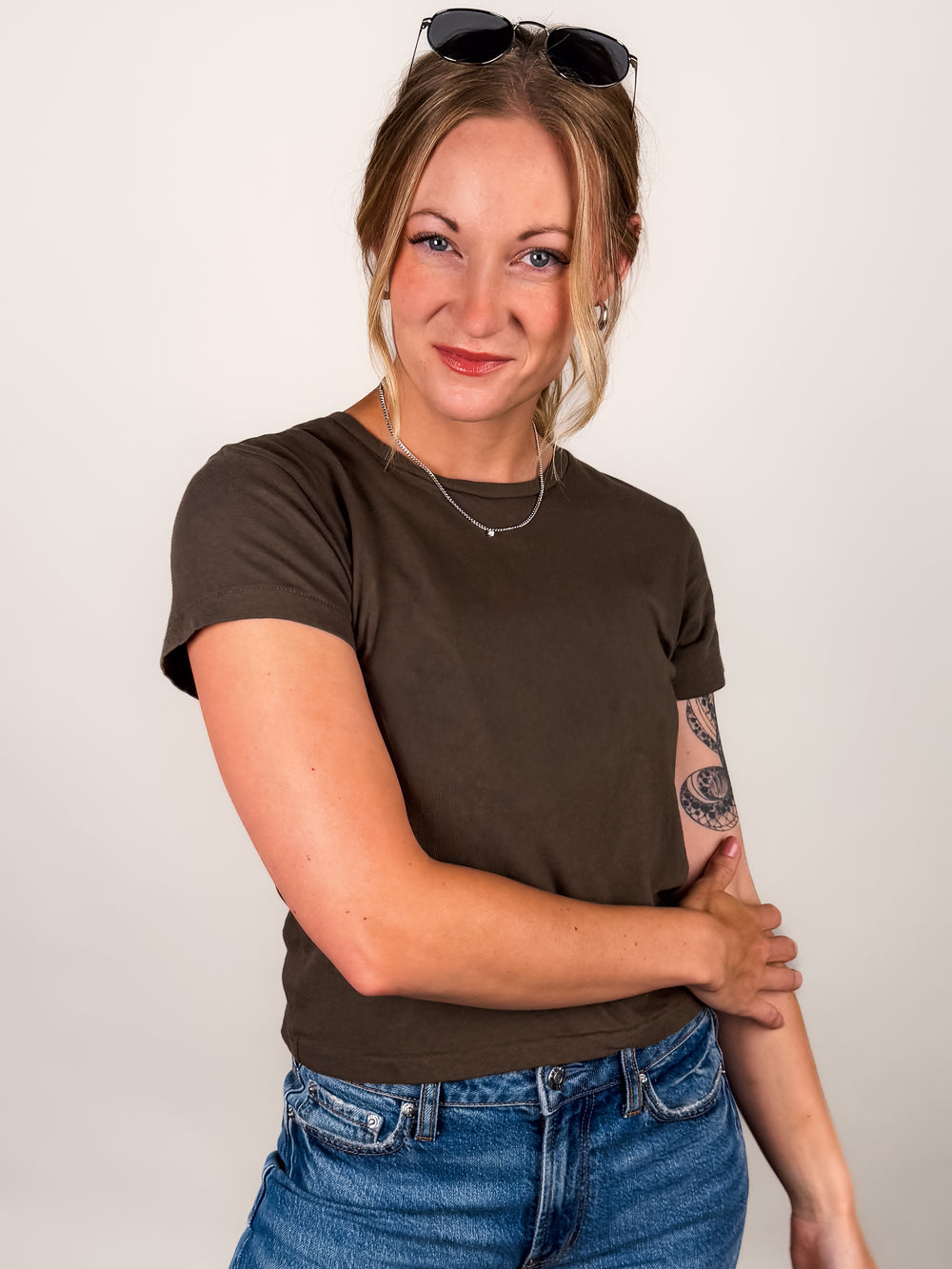 Lisa Slim Crew Tee