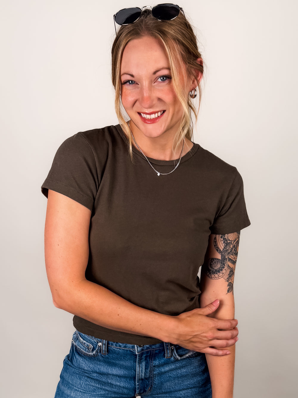 Lisa Slim Crew Tee