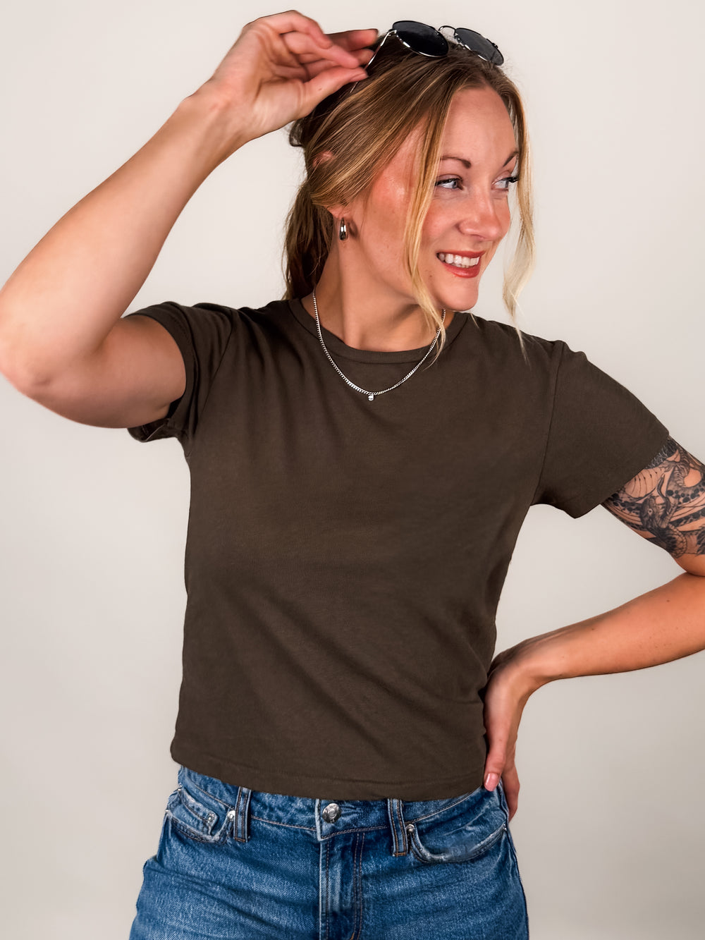 Lisa Slim Crew Tee
