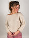 Slouchy Beige Knit Sweater