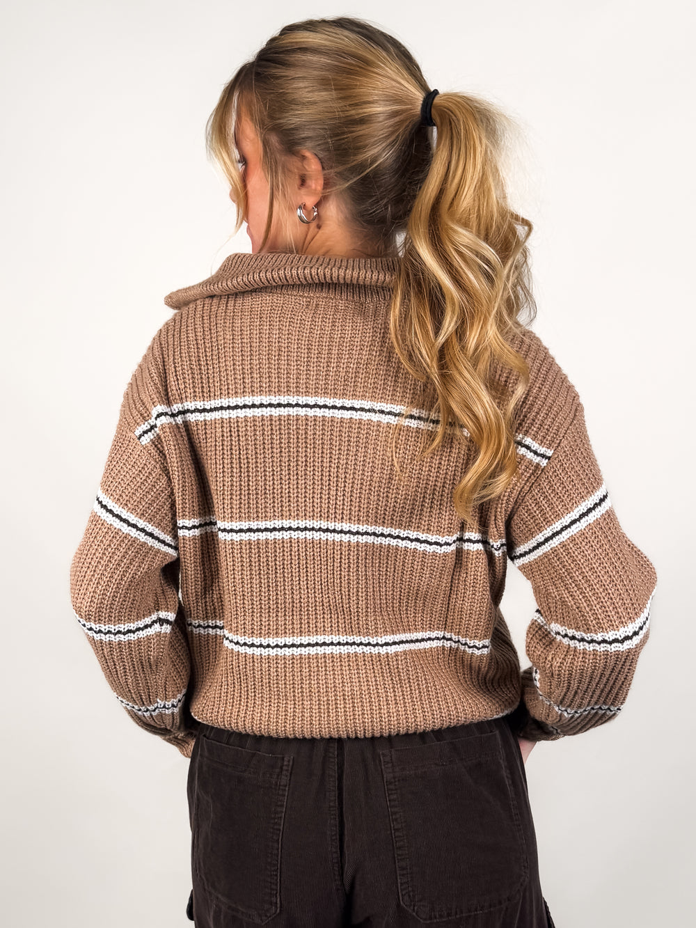 Warm Chai Quarter Zip Pullover