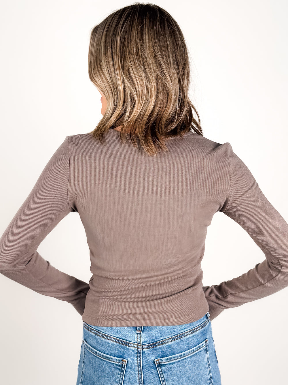 With The Top Down Knit Top