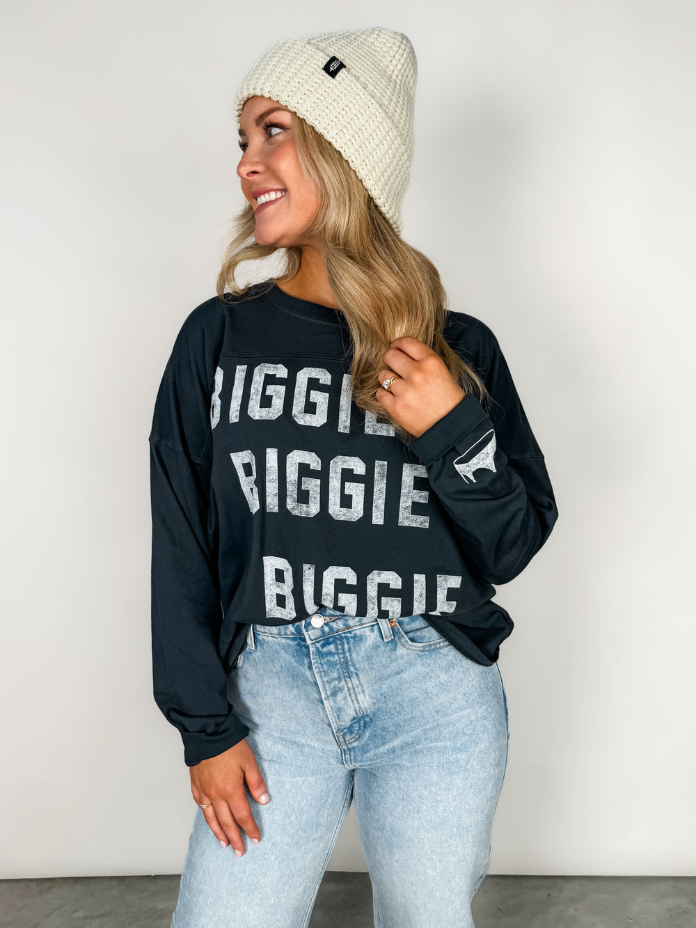 Biggie Biggie Biggie Varsity Long Sleeve