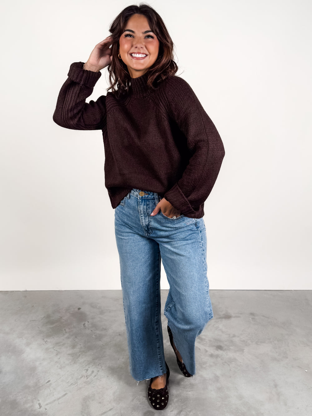 Emerge Funnel Neck Sweater