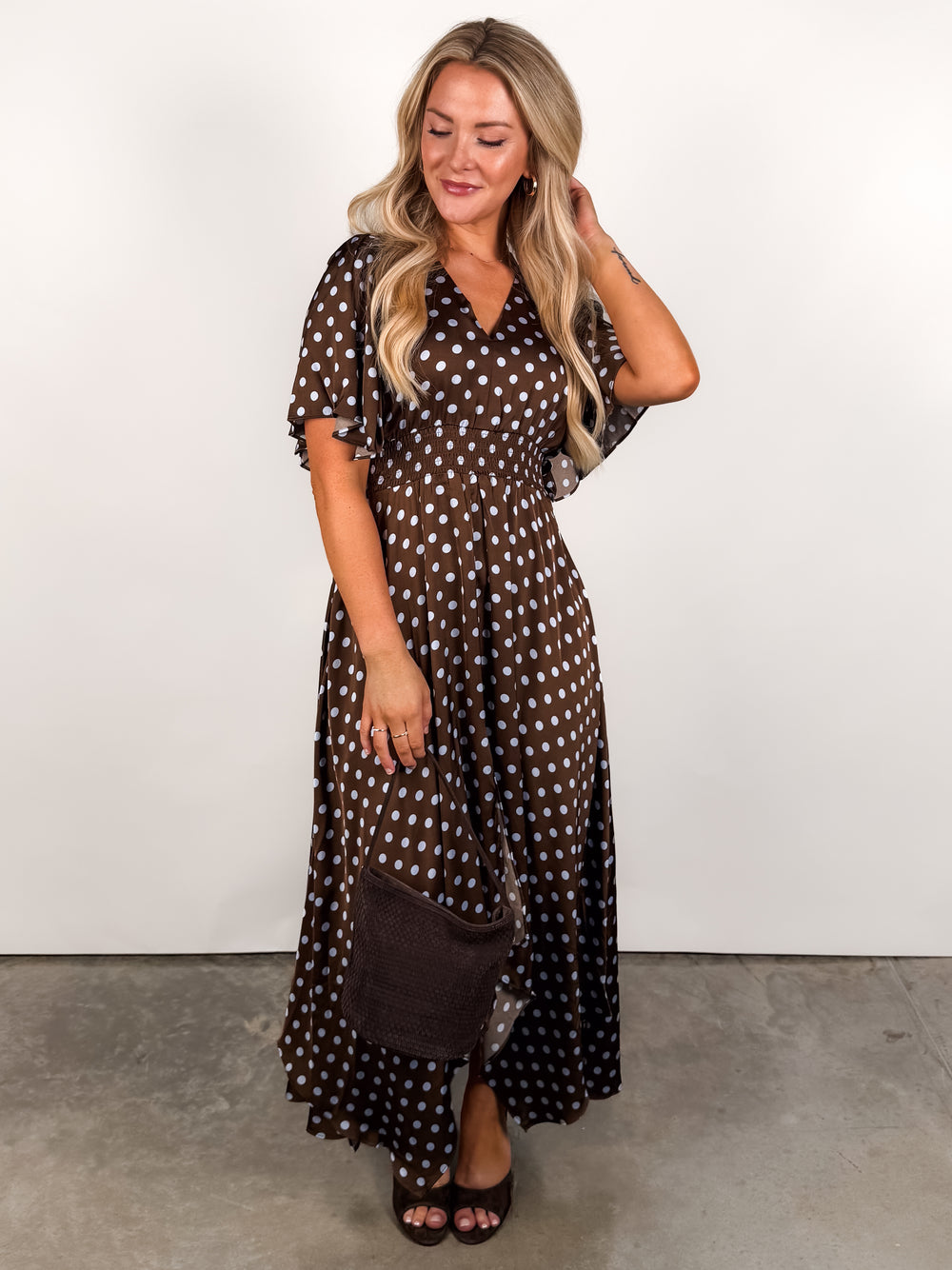 Every Time You Call Polka Dot Dress