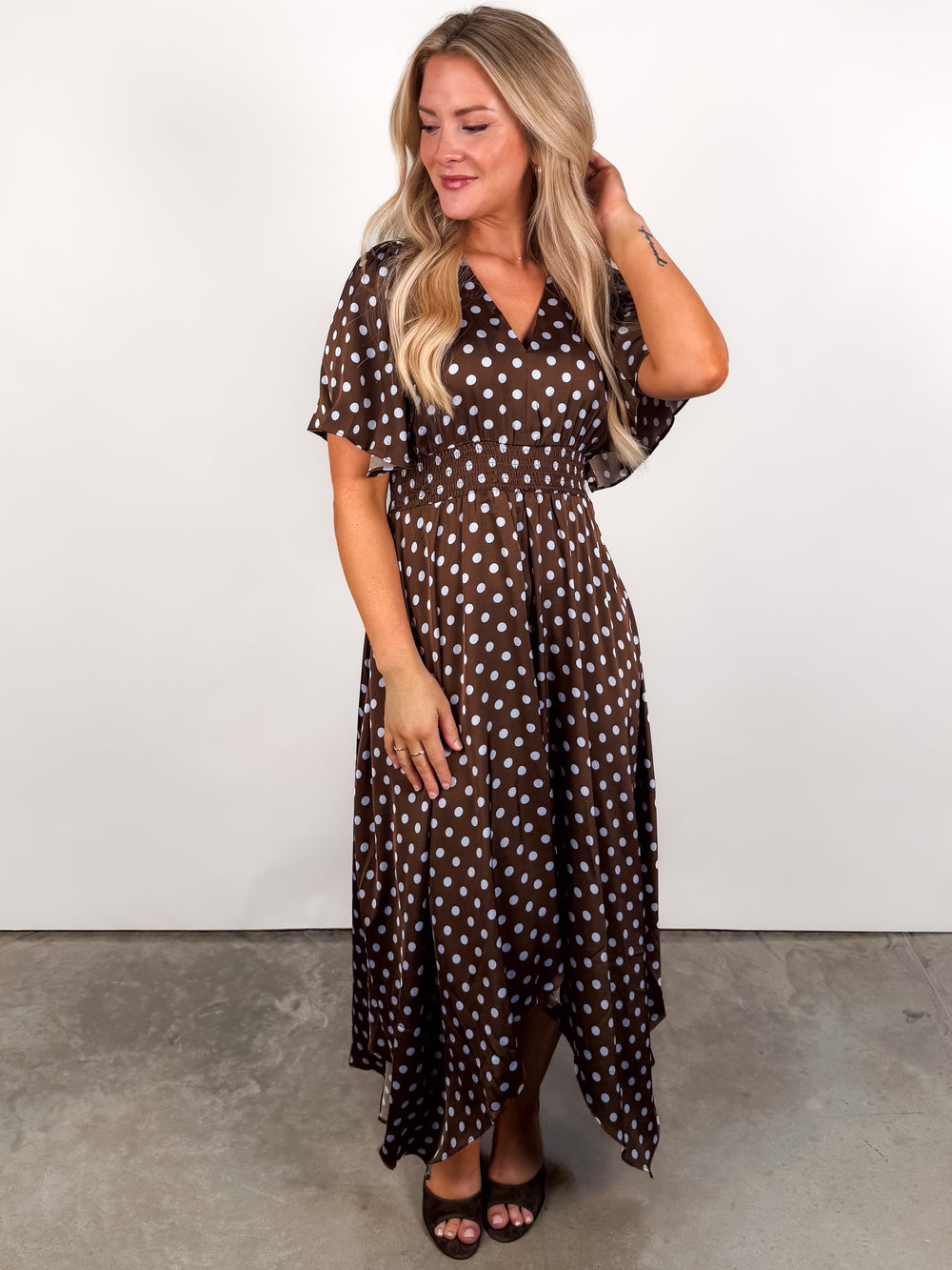 Every Time You Call Polka Dot Dress