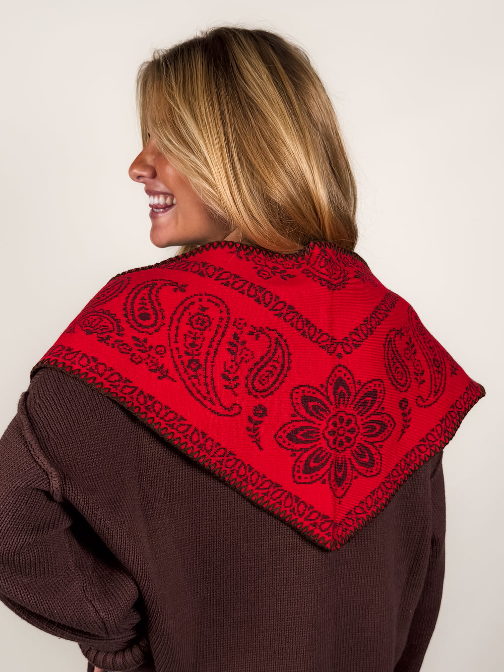 Carmen Knitted Triangle