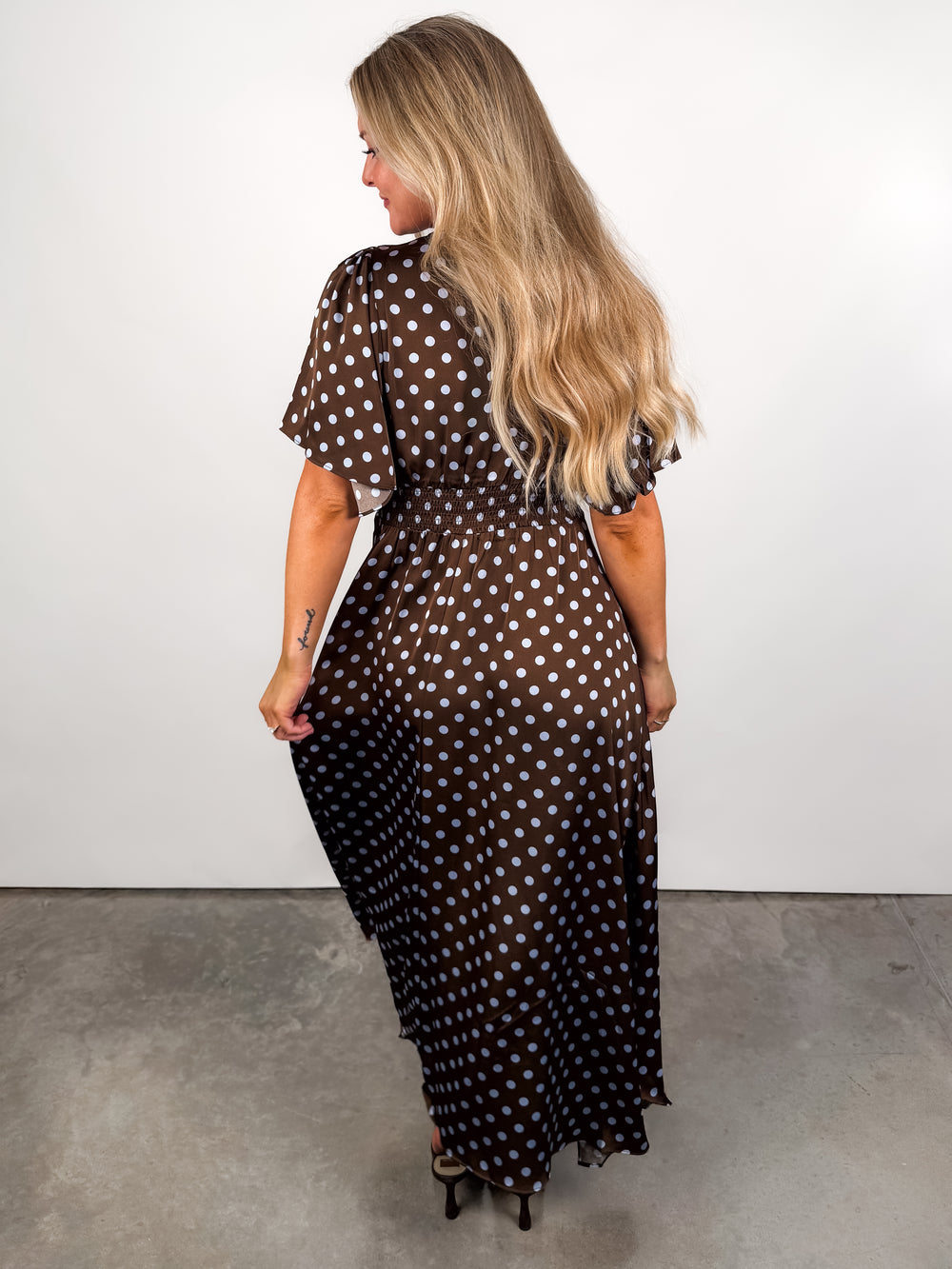 Every Time You Call Polka Dot Dress