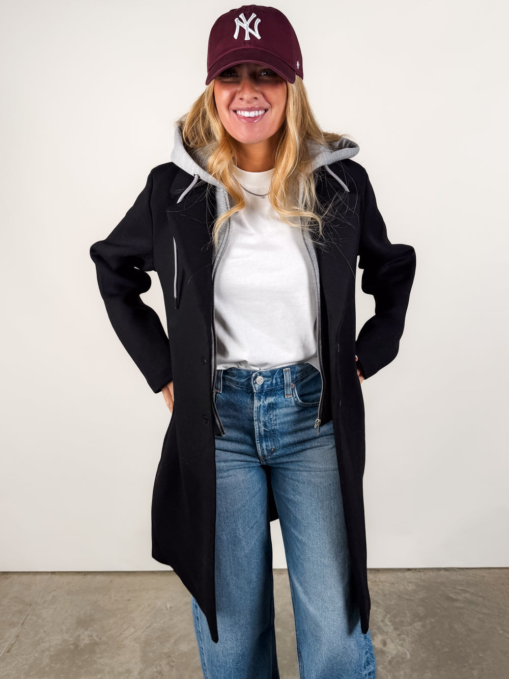 Despina Scuba Coat W/Hood