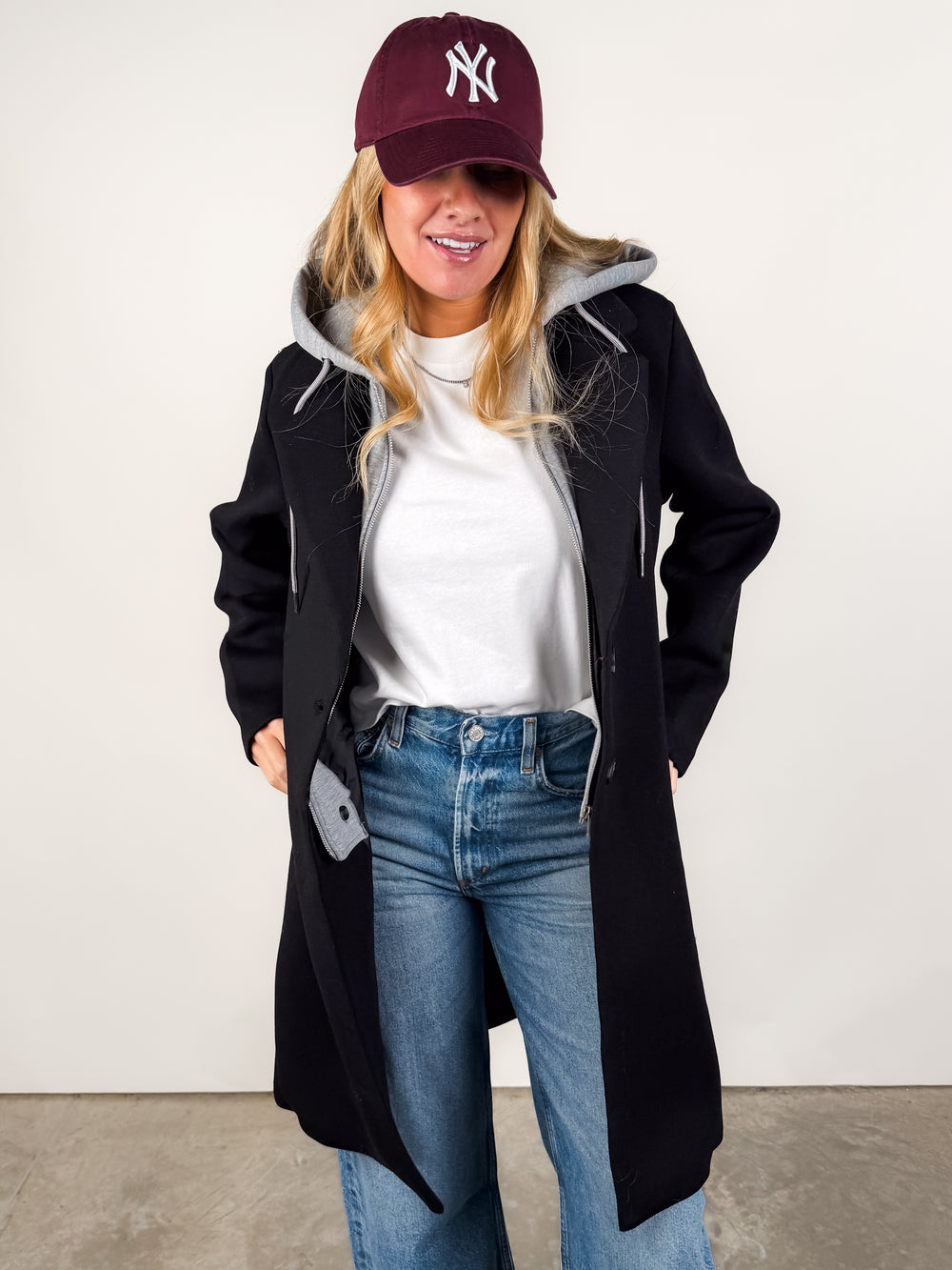Despina Scuba Coat W/Hood