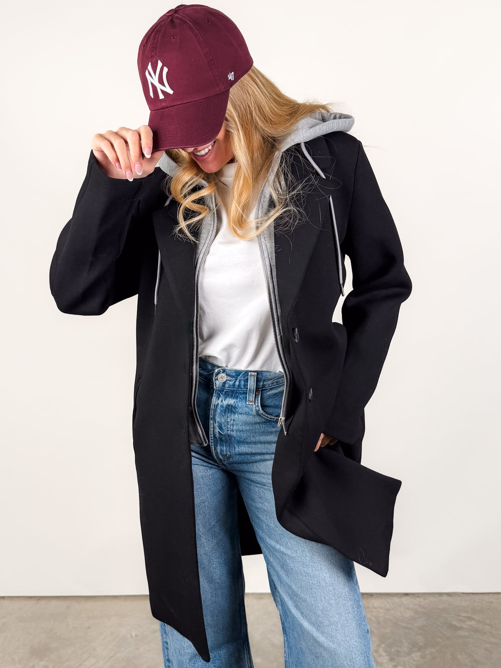 Despina Scuba Coat W/Hood