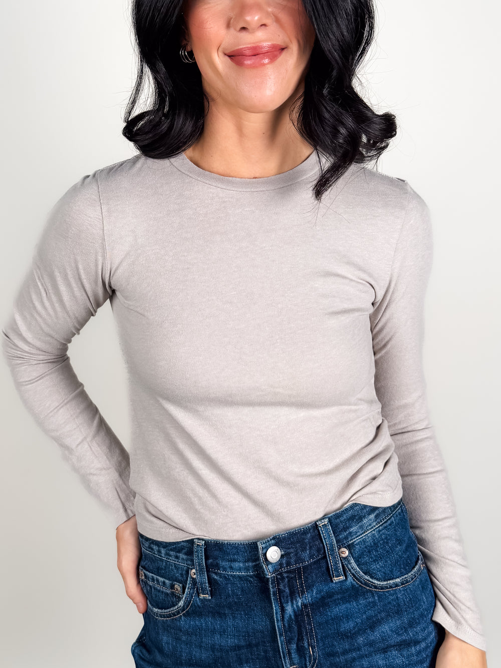 Jamie Recycled Cotton Long Sleeve