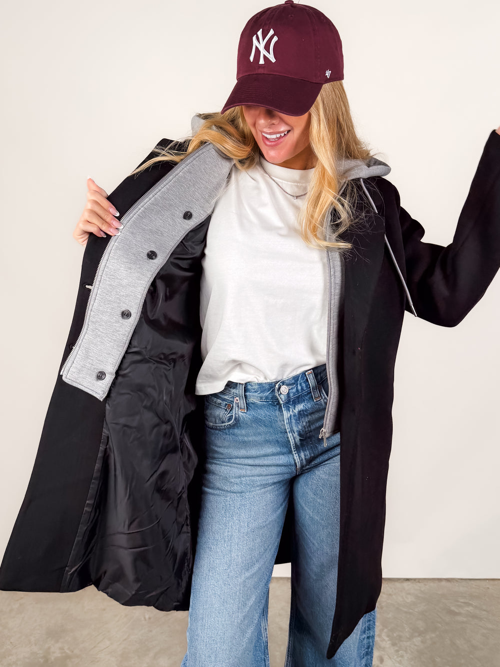 Despina Scuba Coat W/Hood