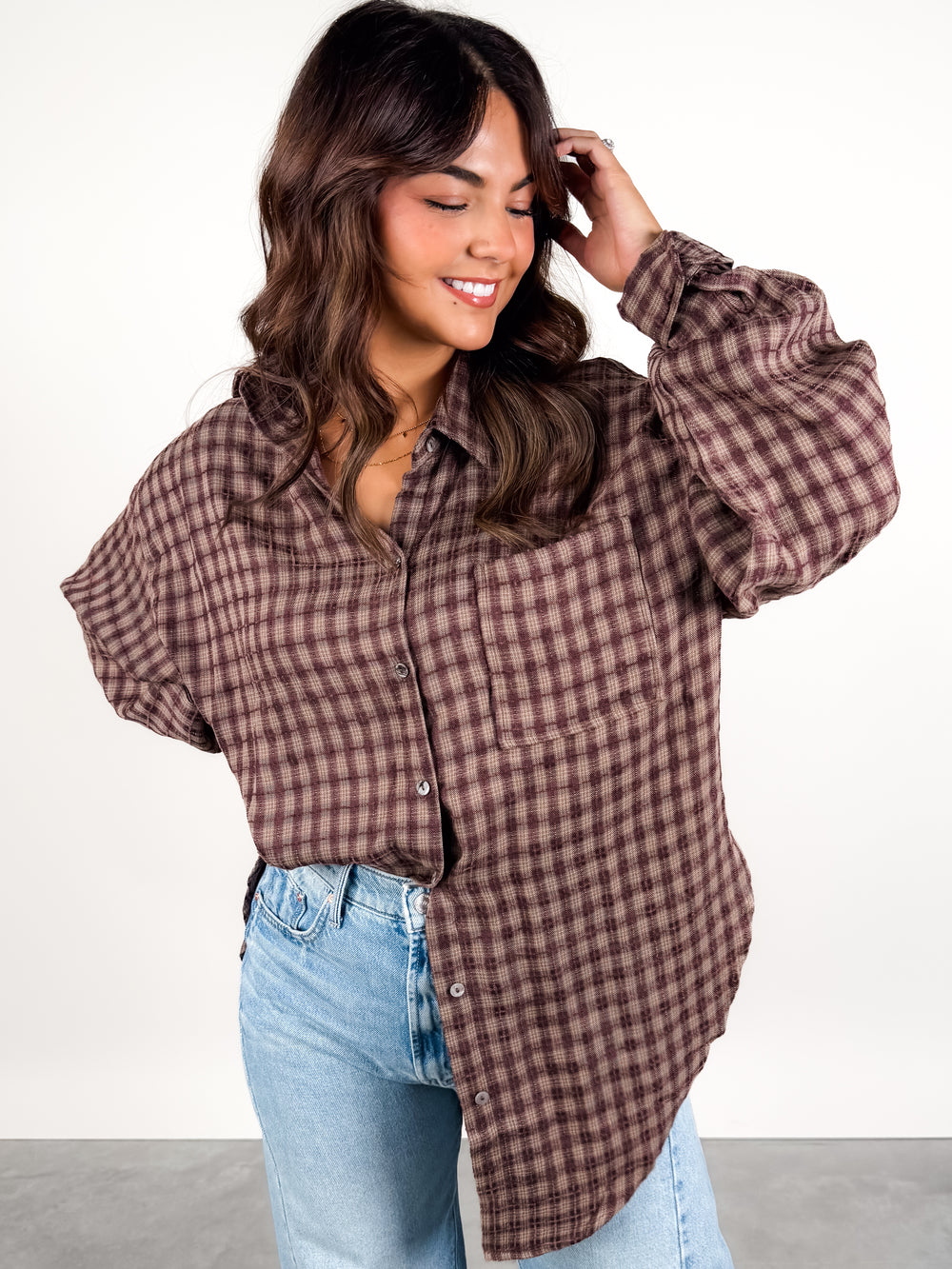 Mia Checkered Shirt